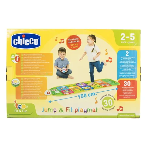 Thảm Lò Cò Phát Nhạc Vui Nhộn Chicco - Đồ Chơi Tăng Cường Vận Động Cho Trẻ Từ 2-5 Tuổi, Vừa Chơi Vừa Học Thú Vị