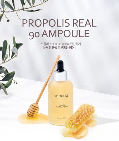 Tinh chất Dr.NUELL Propolis Real 90 Ampoule 100ml - Serum Ngăn Ngừa Lão Hóa, Cung Cấp Độ Ẩm và Tăng Đàn Hồi Da