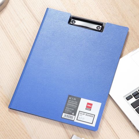 Trình Ký A4 Deli Bìa PP W5545 - Kẹp Giấy Kim Loại Bền, Chống Han Gỉ, Tiện Dụng Cho Tài Liệu