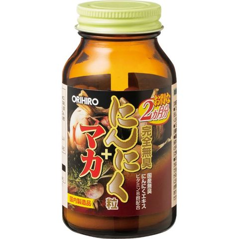 Viên Uống Tỏi Không Mùi Maca Orihiro - Hỗ Trợ Tăng Cường Đề Kháng, Sinh Lý Nam Nữ - Lọ 180 Viên Nhật Bản