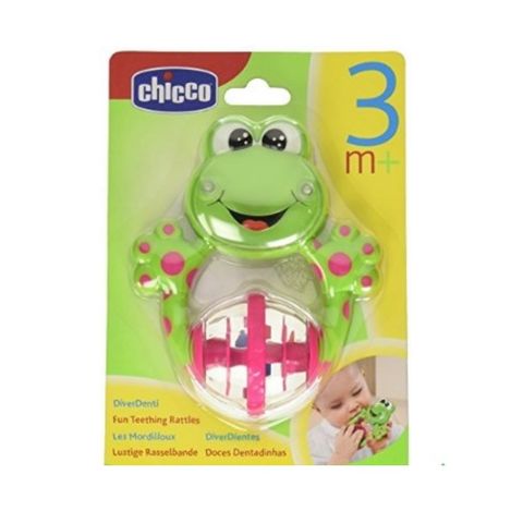 Xúc Xắc Ếch Con Chicco - Đồ Chơi Giúp Bé Phát Triển Kỹ Năng Cầm Nắm, Nghe, Nhìn - An Toàn và Đáng Yêu Cho Trẻ Sơ Sinh