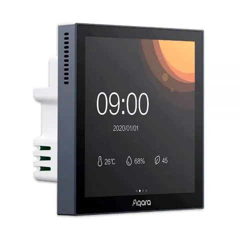 Màn hình cảm ứng Aqara S1 Smart Scene Panel 3.95 inch - Thiết bị gia đình thông minh tương thích Apple HomeKit, điều khiển nhanh chóng, tiện lợi