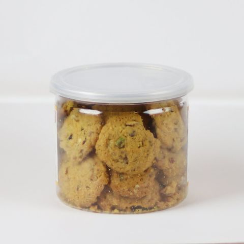 Bánh ăn kiêng Cookies vị dừa caramel Bazanland - Hương vị thơm ngon với hạt macca, đóng hộp tiện lợi, dinh dưỡng bổ sung 250g/400g