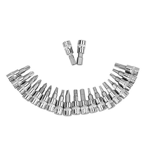 Bộ Dụng Cụ Mở Bu Lông Ốc Vít Đa Năng 46 Chi Tiết Thép Không Gỉ - Sửa Chữa Xe Máy, Ô Tô và Trang Trí Nhà Cực Tiện Lợi
