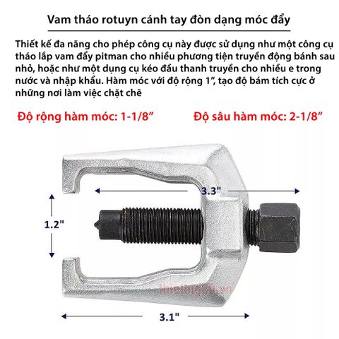 Bộ Dụng Cụ Vam Cảo Rotuyn 5 Chi Tiết - Công Cụ Bảo Dưỡng Sửa Chữa Hệ Thống Lái Chuyên Nghiệp, Chất Lượng Cao