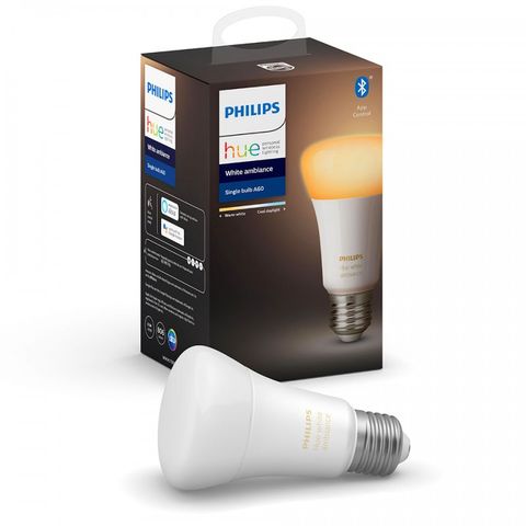 Bóng Đèn Thông Minh Philips Hue 8.5W A60 E27 - Tương Thích Apple HomeKit, Google Assistant, Điều Khiển Từ Xa, Nhiệt Độ Màu 2200-6500K