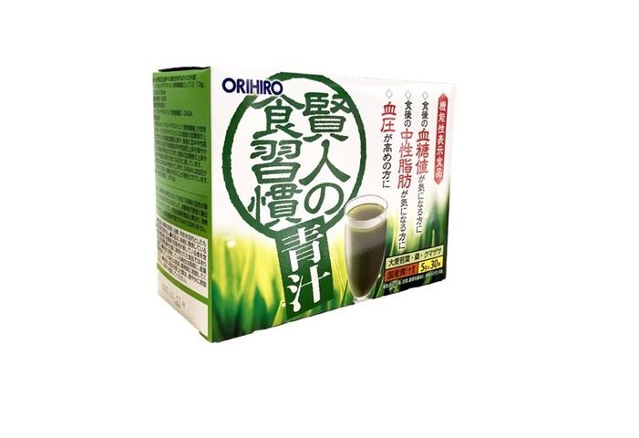 Bột Rau Xanh Mầm Lúa Mạch Sage Orihiro - Bổ Sung Chất Xơ, Vitamin, Hỗ Trợ Thanh Lọc Cơ Thể và Giảm Mỡ Máu 30 Gói Nhật Bản