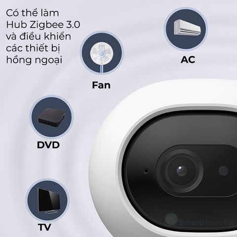 Camera Aqara G3 Indoor 2K - AI Tracking, Tương Thích Apple HomeKit, An Ninh Thông Minh, Thiết Kế Mini Như Nấm