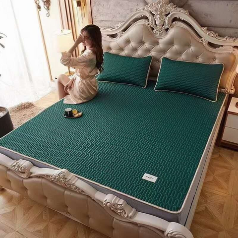 Chiếu Điều Hòa Tencel Latex Cao Su Non 3D Kèm Gối - Giải Pháp Mát Lạnh Cho Mùa Hè, Thiết Kế Êm Ái, Đa Dạng Kích Thước