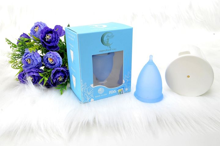 Cốc Nguyệt San Hercup Silicon Kháng Khuẩn - Sản Phẩm Thay Thế Băng Vệ Sinh An Toàn, 3 Kích Cỡ Phù Hợp Cho Phụ Nữ