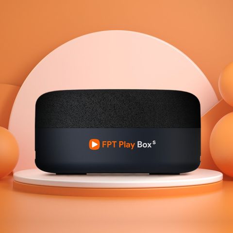FPT Play Box S 2021 (T590) - Tivi Box Kết Hợp Loa Thông Minh Bluetooth 2GB RAM, 16GB ROM, Điều Khiển Bằng Giọng Nói