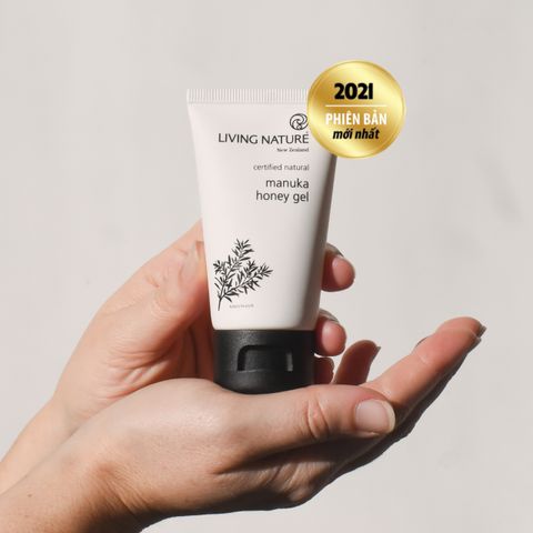 Gel Trị Mụn Living Nature Manuka Honey 10ml - Hỗ Trợ Giảm Mụn Viêm, Mụn Trứng Cá, Làm Dịu Da & Làm Lành Vết Thương