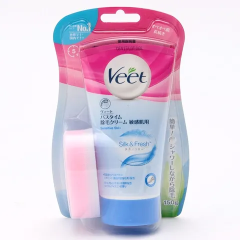 Kem tẩy lông Veet cho da nhạy cảm nội địa Nhật