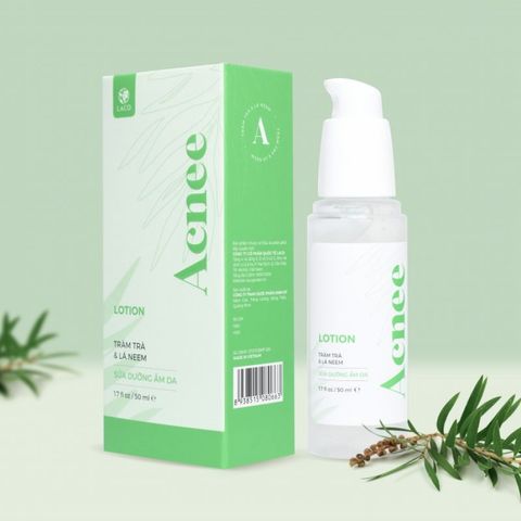 Laco Acnee Lotion - Lotion Dưỡng Ẩm Cho Da Mụn, Hỗ Trợ Kháng Viêm & Làm Dịu Da, Phù Hợp Vơi Da Nhạy Cảm, Nguyên Liệu Tự Nhiên