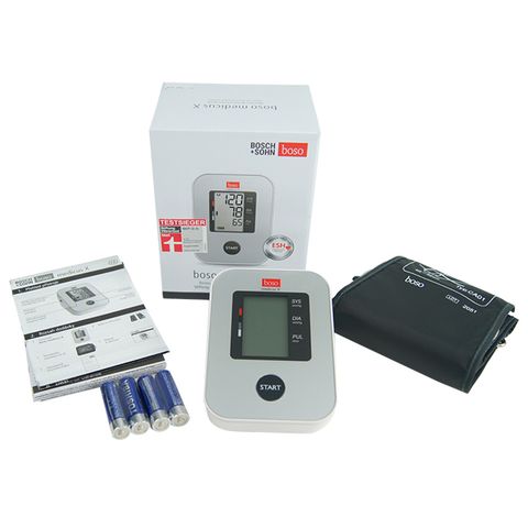 Máy Đo Huyết Áp Bắp Tay Tự Động Boso Medicus X - Đo Tâm Thu, Tâm Trương, Báo Rối Loạn Nhịp Tim, Thiết Kế Nhỏ Gọn, Chính Xác 99%