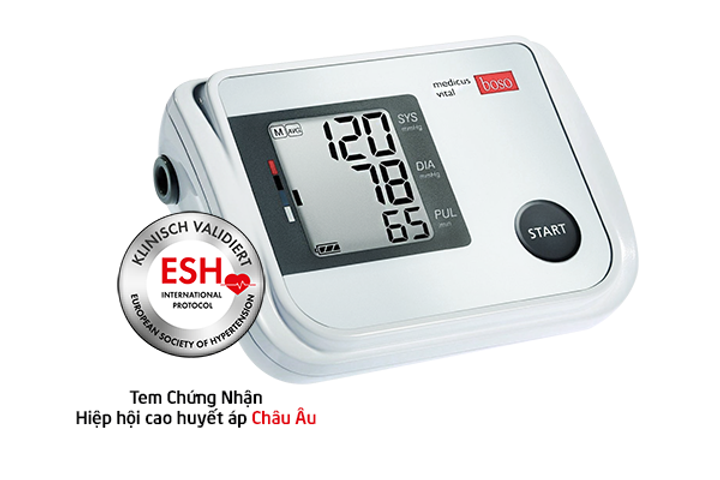 Máy Đo Huyết Áp Điện Tử Bắp Tay Boso Medicus Vital - Thiết Kế Thông Minh, Độ Bền Cao, Chứng Nhận Tiêu Chuẩn Châu Âu