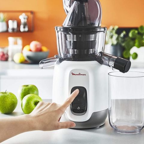 Máy Ép Trái Cây Tốc Độ Chậm Moulinex ZU600110 - Công Nghệ Cold Press Giữ Dinh Dưỡng Tốt Nhất, Ống Tiếp Liệu Lớn 85mm