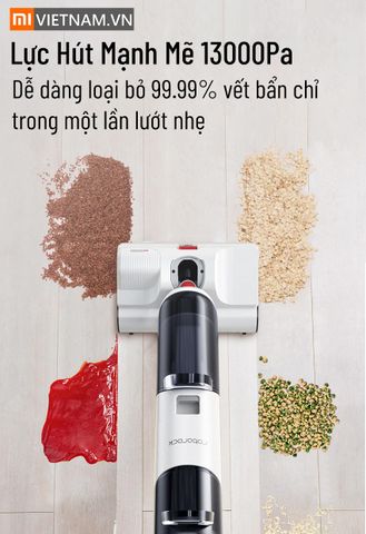 Máy Hút Bụi Lau Nhà Ướt Khô Xiaomi Roborock Dyad - Công Nghệ Làm Sạch Tự Động, Lực Hút 13000Pa, Pin 5000mAh, Thời Gian Hoạt Động 35 Phút