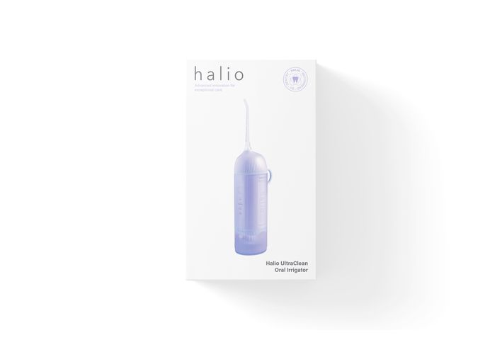 Máy tăm nước cầm tay Halio UltraClean Oral Irrigator Periwinkle - Loại bỏ 99% mảng bám thức ăn, bảo vệ sức khỏe răng miệng