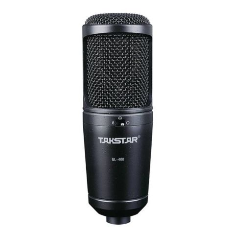 Mic thu âm Takstar GL-400 - Độ nhạy cao, âm thanh ấm áp, giảm tiếng ồn hiệu quả - Phù hợp thu âm cá nhân, hợp xướng, biểu diễn sống.