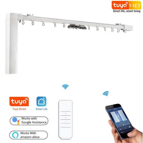 Remote Điều Khiển Motor Rèm Cửa Tuya - Công Nghệ Thông Minh, Tương Thích Alexa và Google Home, Điều Khiển Từ Xa