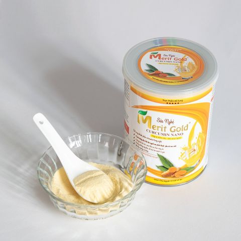 Sữa Nghệ Merit Gold Curcumin Nano - Dinh Dưỡng Giúp Hỗ Trợ Sức Khỏe Xương Khớp, Làm Đẹp Da, Phù Hợp Cho Phụ Nữ Sau Sinh 400g-900g