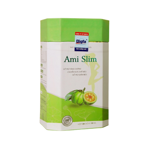 Thạch Ami Slim Giảm Cân - Hỗ Trợ Chuyển Hóa Chất Béo, Kiểm Soát Cân Nặng, Giúp Ngăn Hấp Thụ Mỡ Thừa, Sản Phẩm Tự Nhiên, Thơm Ngon Dễ Sử Dụng