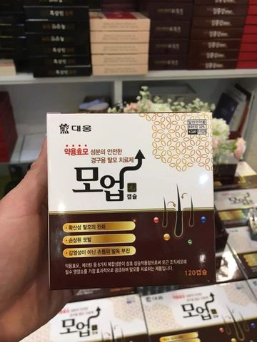 Viên Uống Daewoong Hỗ Trợ Kích Thích Mọc Tóc - Tăng Cường Dưỡng Chất Giúp Tóc Dày Mượt Một Cách Tự Nhiên 80% Hiệu Quả Sau Đầu Tiên