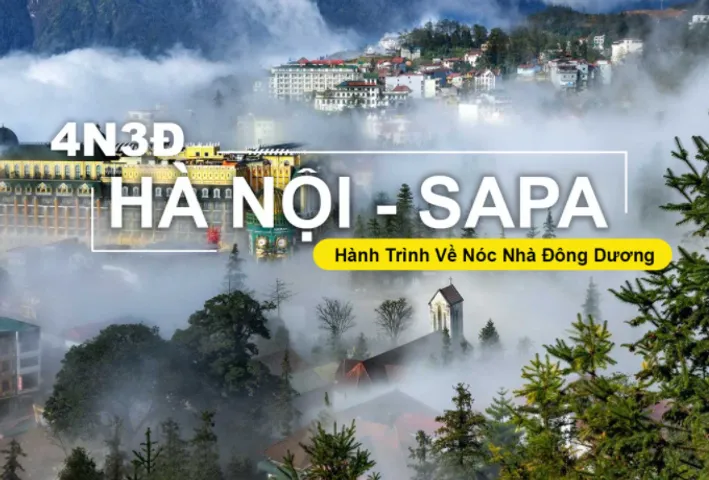 Voucher du lịch Hà Nội – Sapa – đỉnh Fansipan 4 ngày 3 đêm