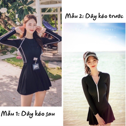 Mua Yếm váy jean dáng dài đầm yếm bò nữ phong cách Hàn Quốc - Yeep