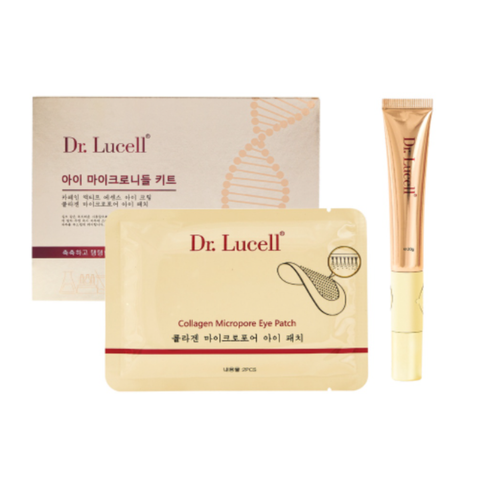 Bộ Kem và Mặt Nạ Dưỡng Mắt Dr.Lucell - Chăm Sóc Da Mắt, Trẻ Hóa, Giảm Quầng Thâm, Tăng Đàn Hồi, Phục Hồi Collagen