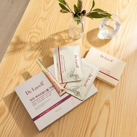 Bộ Kem và Mặt Nạ Dưỡng Mắt Dr.Lucell - Chăm Sóc Da Mắt, Trẻ Hóa, Giảm Quầng Thâm, Tăng Đàn Hồi, Phục Hồi Collagen