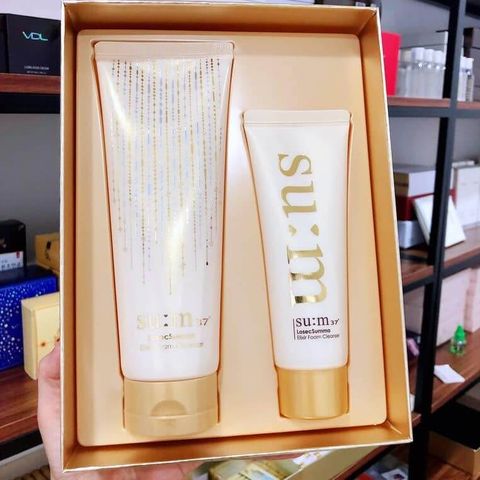 Bộ Sữa Rửa Mặt Tái Sinh Da Su:m37 LosecSumma Elixir Foam - Giúp Làm Sạch Da, Hỗ Trợ Tái Sinh Làn Da Khỏe Mạnh, Mịn Màng