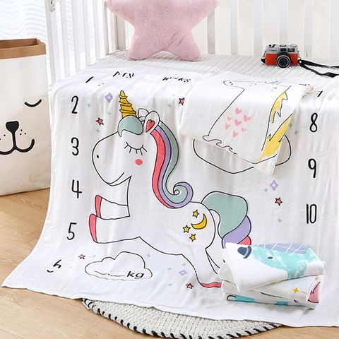 Chăn lụa 2 lớp cotton tre Pukid cho bé - Chăn mềm mịn họa tiết khủng long, ngựa pony, sư tử, thỏ, giữ ấm dễ chịu cho trẻ.