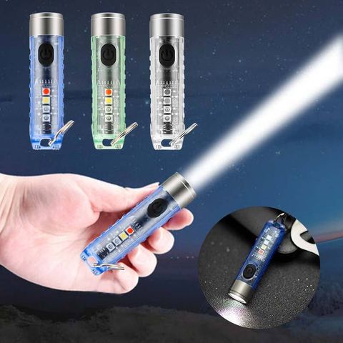 Đèn Pin Mini Kiêm Móc Khóa SST20 500LM - Đèn LED Bỏ Túi Siêu Sáng, Sạc Type-C Tiện Lợi, Thời Gian Chiếu Sáng 32 Giờ