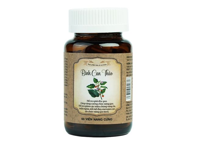 Viên uống giải độc gan Bình Can Thảo - Hỗ trợ chức năng gan, bồi bổ sức khỏe, chiết xuất thảo mộc tự nhiên 60 viên