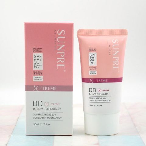 Kem Chống Nắng SUNPRE Mona Frema DD X-Treme SPF 50+ PA++++ - Bảo Vệ Da Toàn Diện, Dưỡng Ẩm Và Che Khuyết Điểm nhẹ