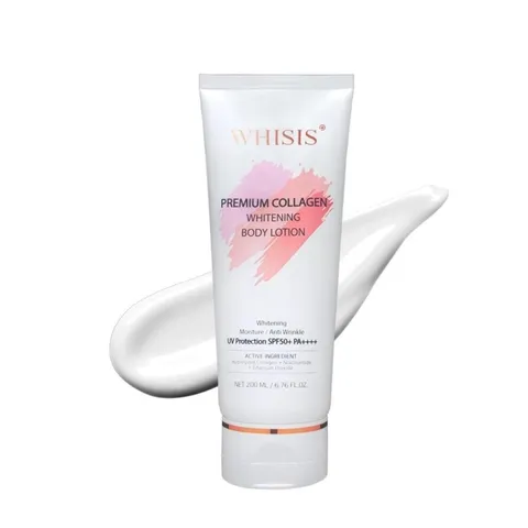 Kem dưỡng thể chống nắng WHISIS Premium Collagen Whitening Body Lotion