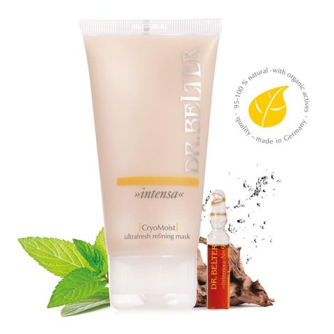Mặt nạ the mát Dr.Belter CryoMoist Ultrafresh - Giải pháp hoàn hảo cho da dầu và mụn, se lỗ chân lông, mang lại cảm giác thư giãn