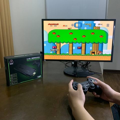 Máy chơi game cầm tay PS 3500 không dây HDMI - 3500 trò chơi cổ điển PS1, Super Mario, Contra - Thiết kế nhỏ gọn, dễ sử dụng