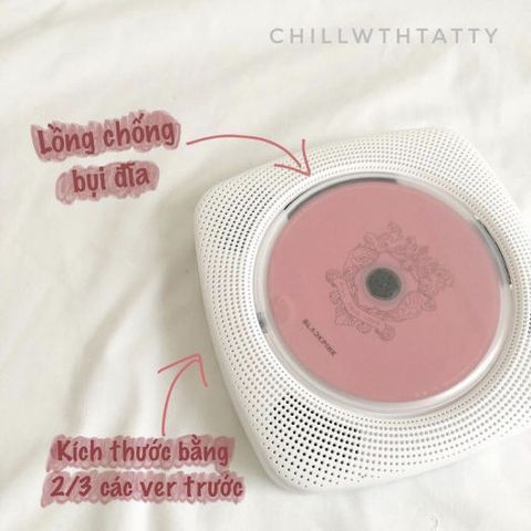 Máy Đĩa Nghe Nhạc CD 2.2 Kecag Bản Sạc Pin - Hỗ Trợ CD, DVD, Bluetooth, USB, Jack 3.5mm, Nghe Đài FM Tiện Lợi