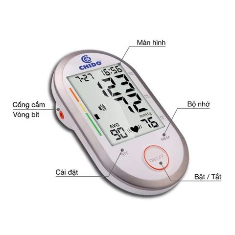 Máy Đo Huyết Áp Cảm Ứng CHIDO PG-800B28 - Tự Động Đo Huyết Áp & Nhịp Tim, Công Nghệ Nhật Bản, Dễ Sử Dụng, Kết Quả Chính Xác