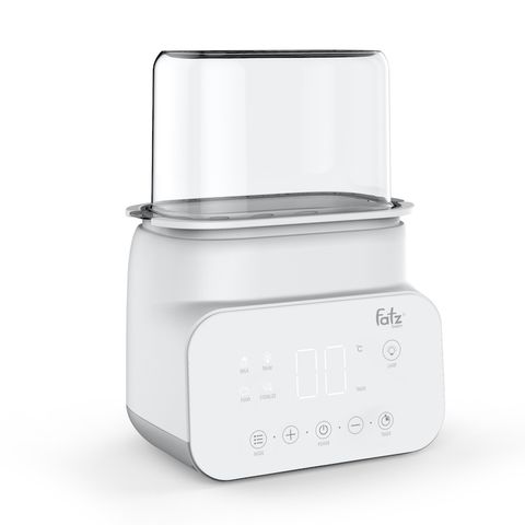 Máy Hâm Sữa Tiệt Trùng Điện Tử 4 Chức Năng Duy Nhất Duo 4 Fatzbaby FB3095MX - Hâm Sữa, Rã Đông, Tiệt Trùng 2 Bình 500W