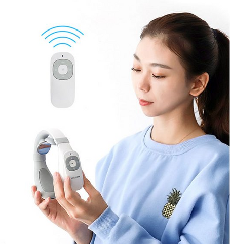 Máy massage cổ Kingtech ST-304 EMS không dây 15 mức độ - Giảm đau mỏi, thiết kế tiện lợi, sạc nhanh 1200mAh