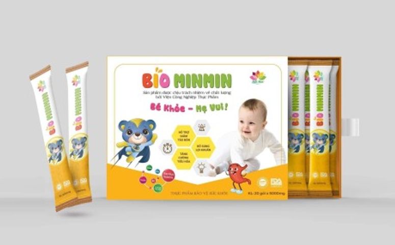 Men Tiêu Hóa Biominmin - Hỗ Trợ Tăng Đề Kháng và Miễn Dịch Cho Trẻ Em, Bổ Sung Lợi Khuẩn và Vitamin, Hộp 20 Gói