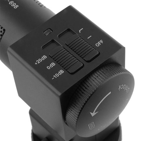 Micro gắn máy quay Takstar SGC-698 - Microphone thu âm phỏng vấn chuyên nghiệp cho DSLR, chất lượng âm thanh vượt trội