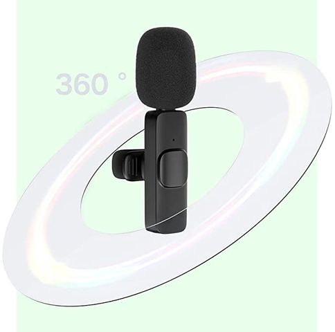 Micro thu âm không dây mini 2.4G - Chất lượng âm thanh cao, khoảng cách thu đến 20m, chống nhiễu, phù hợp với điện thoại Android và iPhone