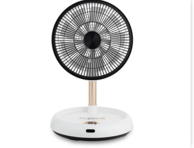 Quạt Gấp Thông Minh Elegant Tích Điện - Thiết Kế Gọn Nhẹ, Pin 8h, Điều Khiển Từ Xa, Phù Hợp Cho Gia Đình Và Du Lịch