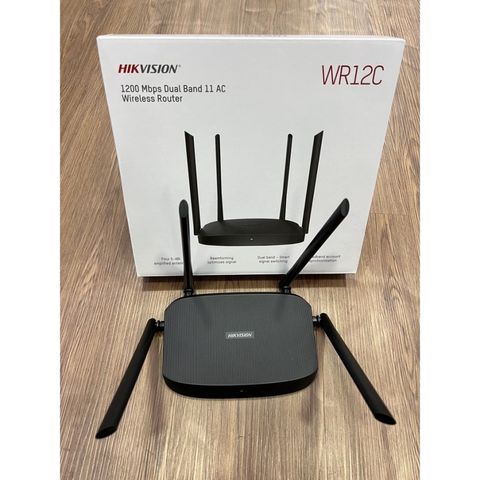 Router Wifi Gia Đình Hikvision DS-3WR12C - Tốc Độ Cao, Công Nghệ MU-MIMO, Beamforming, Hỗ Trợ Nhiều Thiết Bị 802.11ac