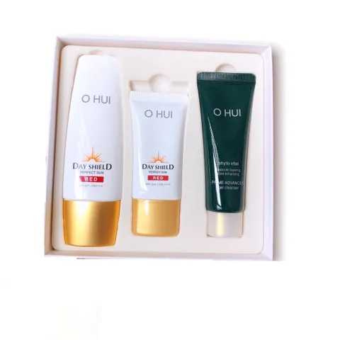 Set chống nắng Ohui Day Shield Perfect Sun Red SPF 50+/PA+++